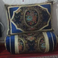۶عدد بالشت ۶عدد پشتی سنتی