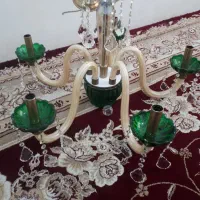 دو عدد لوستر ۵شاخه و۳شاخه چک فوری