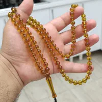 تسبیح عسلی تراش استاد آهون خادم