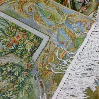 تابلو فرش دستبافت تبریز ضامن آهو|تابلو فرش|تبریز, |دیوار