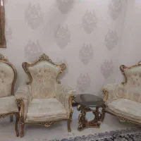 مبل ۹ نفره جنس چوب راش با جلو مبلی