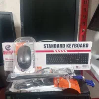 کیس کامل با مانیتور موس کیبرد نو آماده به کار