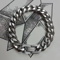 دستبند کارتیر سفید قفل کتابی استیل ۲۲ سانت|بدلیجات|تهران, طیب|دیوار