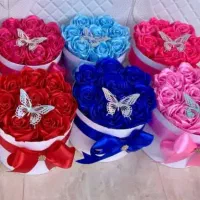 رز روبانی رز جاودان هدیه|گل مصنوعی|اصفهان, پرتمان|دیوار