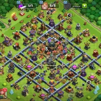 اکانت clash of clans town 17