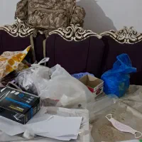 میز ناهارخوری ۶ نفره روکش مخمل بنفش