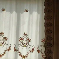 پرده فلت بسیار شیک|پرده، رانر، رومیزی|کرج, گلشهر|دیوار