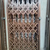 درب حفاظ کشویی ریلی آکاردیونی نصب در تهران خلازیر|مصالح و تجهیزات ساختمان|تهران, شهرک ابوذر|دیوار