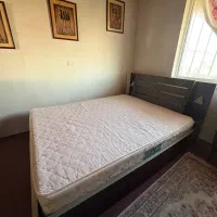 تخت دو‌نفره + تشک دو‌نفره در حد نوع