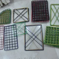 قفسه فلزی و میز دو طبقه