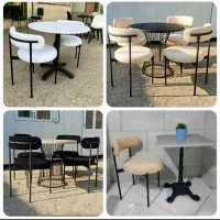 میز صندلی ناهارخوری کافه رستوران منزل شیک لوکسEO6