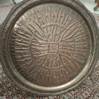 سینی مسی خاتم کار اصیل اصفهان