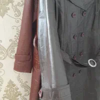 پالتو زنانه تمام چرم طبیعی گوسفندی رنگ قهوه ایی|لباس|تهران, مینیسیتی (شهرک نفت)|دیوار