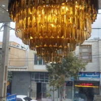 لوستر مدرن لوله ای سایز 40 سانت|لوستر و چراغ آویز|بروجرد, |دیوار