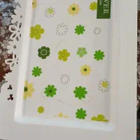 سینی پذیرایی ، ظرف بلور و ظرف پایه طلایی جفت