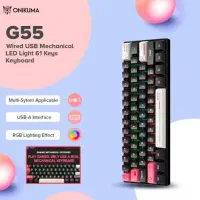 فروش کیبورد مکانیکال Onikuma G55 RGB|قطعات و لوازم جانبی رایانه|مشهد, توس (بلوار توس)|دیوار