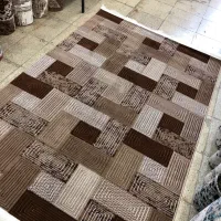 فرش چکاوک شکلاتی موکت مدرن ۳۲۹۷