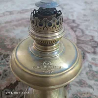 گردسوز تمام برنجی خورشید|کلکسیون اشیاء عتیقه|گرگان, |دیوار