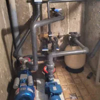 لوله کشی ونصب موتور خانه استخر وجکوزی