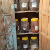 جعبه گنجه عطاری عتیقه ارسال از اصفهان|کلکسیون اشیاء عتیقه|شیراز, ترمینال باربری|دیوار