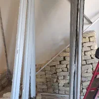 درب چوبی و کم درب آهنی سنگین جانباز