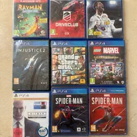 ۹ عدد سی دی بازی ps4  به همراه کیف دستگاه در حد نو