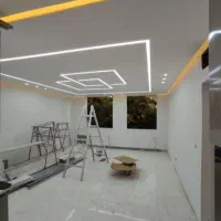 اجرای کناف رنگ آمیزی و نورپردازی