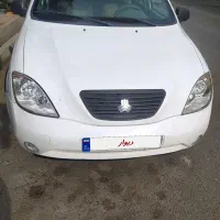 خودروی تیبا یک سفید مدل ۹۶ شاستی سالم