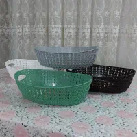 سبد بیضی بافت دار