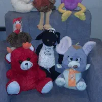 ۷ تا عروسک پولیشی+عروسک باربی ولباسشویی و جاروبرقی