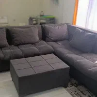 مبل ال با میز