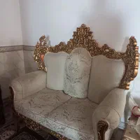 مبل سلطنتی 7 نفره با میز عسلی|مبلمان خانگی و میز عسلی|پیشوا, |دیوار