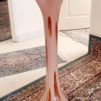 گلدان قدحدودآ یکمتر دکور ی وجای گل