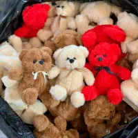 عروسک خرس با رنگبندی متنوع فقط عمده