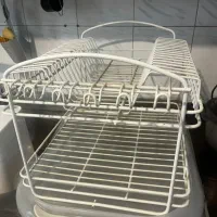 آبچکان دو طبقه بسیار تمیز|آب‌چکان و نظم‌دهنده ظروف|تهران, پرستار|دیوار