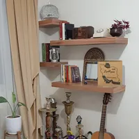 شلف مستحکم میز تلویزیون نصب دیواری/آذرخشop/براکت|کتابخانه، شلف، قفسه‌های دیواری|اندیشه, |دیوار
