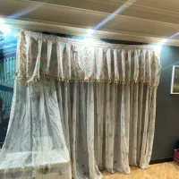 پرده کارکرده در حد نو