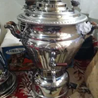 سماور گازی برادران غفاری قدیمی سنگین 8لتری