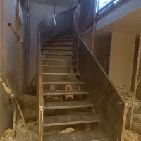 پله گرد پله دکوراتیو پله آهنی پله فلزی پله تک شاسی|مصالح و تجهیزات ساختمان|مشهد, گرجی علیا|دیوار