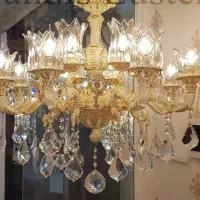 لوستر  کرم فرانسه|لوستر و چراغ آویز|قم, قلعه کامکار|دیوار