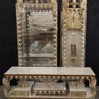 برنز بوفه کنسول آینه برنج جاکفشی ساعت برنزی برنجی