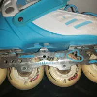 کفش اسکیت با تمامی لوازمش سالم ودر حد نو|دوچرخه، اسکیت، اسکوتر|کیش, |دیوار