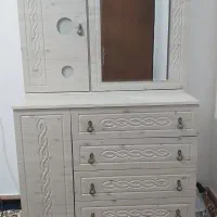 سرویس چوب کمد دراور میز آرایش میز تی‌وی بوفه|جاکفشی، کمد، دراور|مشهد, سرافرازان|دیوار