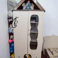 تخت نوجوان، کمد، شلف،تشک،|تخت و سرویس خواب|طبس, |دیوار