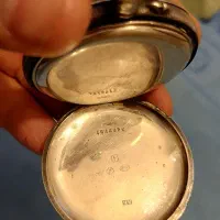 ساعت تمام نقره جیبی