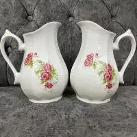 ظروف گل سرخی  کلکسیونی قدیمی|کلکسیون اشیاء عتیقه|ارومیه, |دیوار