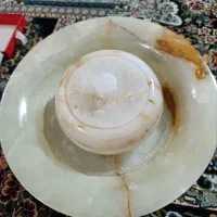 کاسه میوه و قندان مرمر