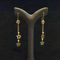 گوشواره طلا آویزدار|جواهرات|اهواز, زیتون کارمندی|دیوار