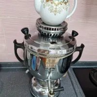 سماور گازی ۶ لیتری سالم و آماده به کار|سماور، چای‌ساز، قهوه‌ساز|کامیاران, |دیوار