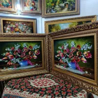 انواع تابلو فرش دستبافت گل مناسب کادو/نقدی واقساطی